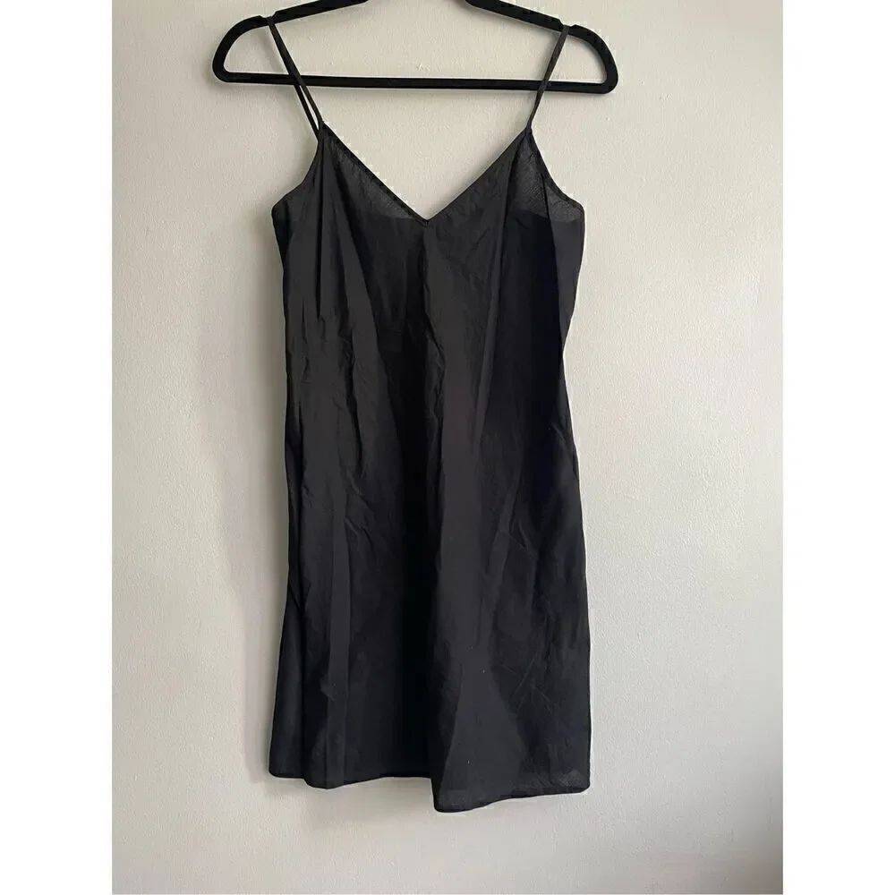 Theory black slip-on dress size 0